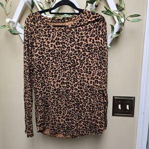 Time and True Cheetah Top Sz 8-10